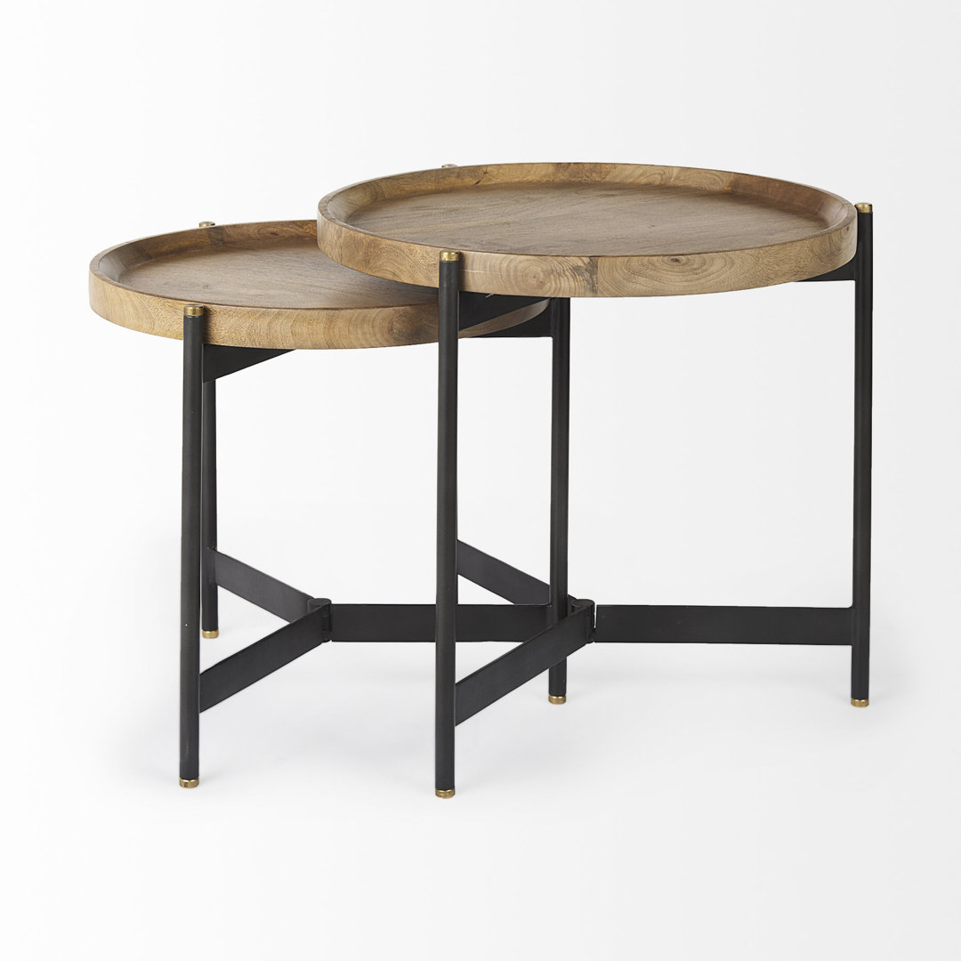 Milda Tray Top 3 Legs Nesting Tables